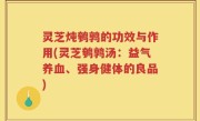 灵芝炖鹌鹑的功效与作用(灵芝鹌鹑汤：益气养血、强身健体的良品)