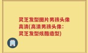 灵芝发型图片男孩头像高清(高清男孩头像：灵芝发型炫酷造型)