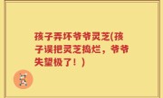 孩子弄坏爷爷灵芝(孩子误把灵芝捣烂，爷爷失望极了！)