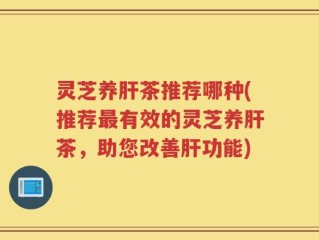 灵芝养肝茶推荐哪种(推荐最有效的灵芝养肝茶，助您改善肝功能)