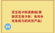 灵芝孢子粉满黄旗(黄旗灵芝孢子粉：有效补充免疫力的天然产品)