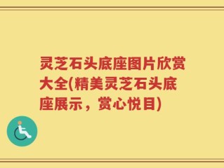 灵芝石头底座图片欣赏大全(精美灵芝石头底座展示，赏心悦目)