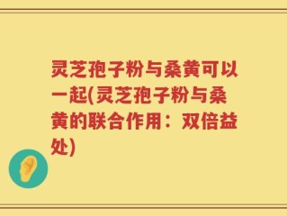 灵芝孢子粉与桑黄可以一起(灵芝孢子粉与桑黄的联合作用：双倍益处)