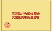 灵芝治疗失眠效果好(灵芝治失眠效果显著)