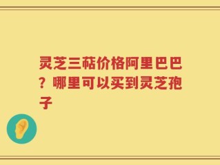 灵芝三萜价格阿里巴巴？哪里可以买到灵芝孢子