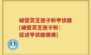 破壁灵芝孢子粉甲状腺(破壁灵芝孢子粉： 促进甲状腺健康)
