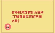 有毒的灵芝有什么区别(了解有毒灵芝的不同之处)