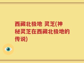 西藏北极地 灵芝(神秘灵芝在西藏北极地的传说)
