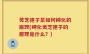 灵芝孢子是如何纯化的原理(纯化灵芝孢子的原理是什么？)