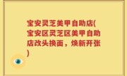 宝安灵芝美甲自助店(宝安区灵芝区美甲自助店改头换面，焕新开张)