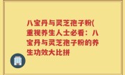 八宝丹与灵芝孢子粉(重视养生人士必看：八宝丹与灵芝孢子粉的养生功效大比拼