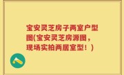宝安灵芝房子两室户型图(宝安灵芝房源图，现场实拍两居室型！)