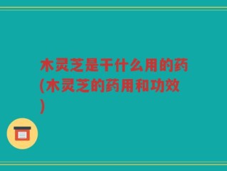 木灵芝是干什么用的药(木灵芝的药用和功效)