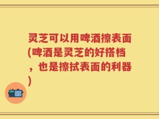 灵芝可以用啤酒擦表面(啤酒是灵芝的好搭档，也是擦拭表面的利器)