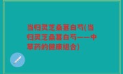 当归灵芝桑葚白芍(当归灵芝桑葚白芍——中草药的健康组合)