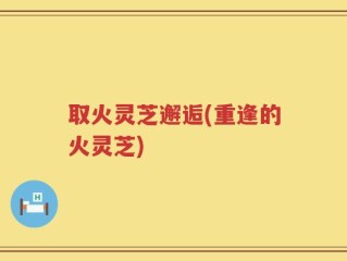 取火灵芝邂逅(重逢的火灵芝)