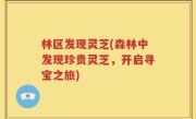 林区发现灵芝(森林中发现珍贵灵芝，开启寻宝之旅)