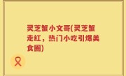 灵芝蟹小文哥(灵芝蟹走红，热门小吃引爆美食圈)