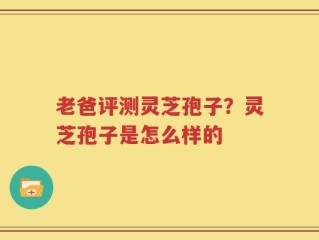 老爸评测灵芝孢子？灵芝孢子是怎么样的
