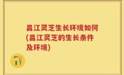 昌江灵芝生长环境如何(昌江灵芝的生长条件及环境)