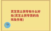 灵芝煲土茯苓有什么好处(灵芝土茯苓煲的功效及作用)