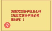 海趣灵芝孢子粉怎么样(海趣灵芝孢子粉的效果如何？)