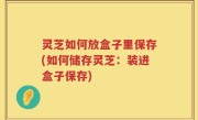 灵芝如何放盒子里保存(如何储存灵芝：装进盒子保存)