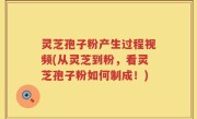 灵芝孢子粉产生过程视频(从灵芝到粉，看灵芝孢子粉如何制成！)