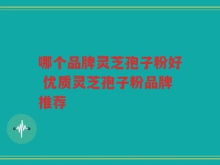 哪个品牌灵芝孢子粉好 优质灵芝孢子粉品牌推荐