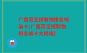广西灵芝提取物排名榜前十(广西灵芝提取物排名前十大揭晓)