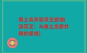 黄土高天张灵芝感情(张灵芝：与黄土高原共舞的爱情)