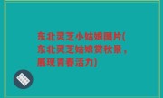 东北灵芝小姑娘图片(东北灵芝姑娘赏秋景，展现青春活力)