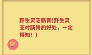野生灵芝肠胃(野生灵芝对肠胃的好处，一定得知！)