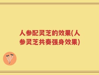人参配灵芝的效果(人参灵芝共奏强身效果)