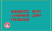 佛山破壁灵芝，滋养身心的美味传奇，点燃你的生活新灵感