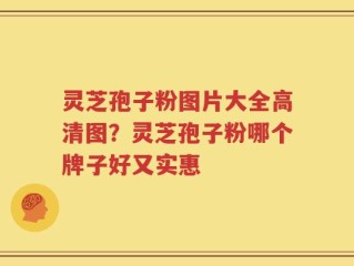 灵芝孢子粉图片大全高清图？灵芝孢子粉哪个牌子好又实惠