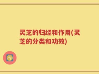 灵芝的归经和作用(灵芝的分类和功效)
