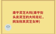 康平灵芝大妈(康平街头卖灵芝的大妈走红，网友称其灵芝女神)
