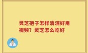 灵芝孢子怎样清洁好用视频？灵芝怎么吃好