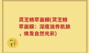 灵芝精萃面膜(灵芝精萃面膜：深度滋养肌肤，焕发自然光彩)