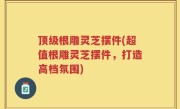 顶级根雕灵芝摆件(超值根雕灵芝摆件，打造高档氛围)