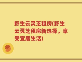 野生云灵芝租房(野生云灵芝租房新选择，享受宜居生活)