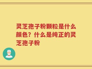 灵芝孢子粉颗粒是什么颜色？什么是纯正的灵芝孢子粉