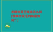 龙眼树灵芝味道怎么样(龙眼树灵芝的味道如何？)