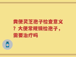 粪便灵芝孢子检查意义？大便常规镜检孢子，需要治疗吗