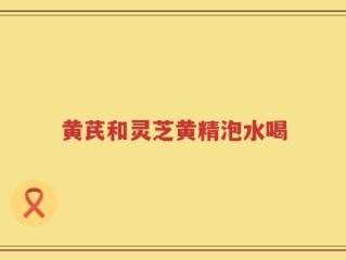 黄芪和灵芝黄精泡水喝