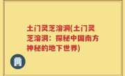 土门灵芝溶洞(土门灵芝溶洞：探秘中国南方神秘的地下世界)