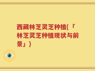 西藏林芝灵芝种植(「林芝灵芝种植现状与前景」)
