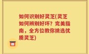 如何识别好灵芝(灵芝如何辨别好坏？完美指南，全方位教你挑选优质灵芝)