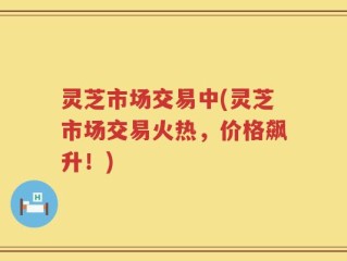 灵芝市场交易中(灵芝市场交易火热，价格飙升！)